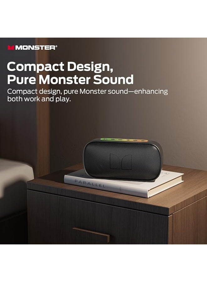 Monster S150 Speaker, Strong Bluetooth 5.4, IPX7 Waterproof Wireless Speaker, Support Sulti-Channel Connection, HD Hands-Free Calling, Compact Design Bluetooth Speakers - Image 2